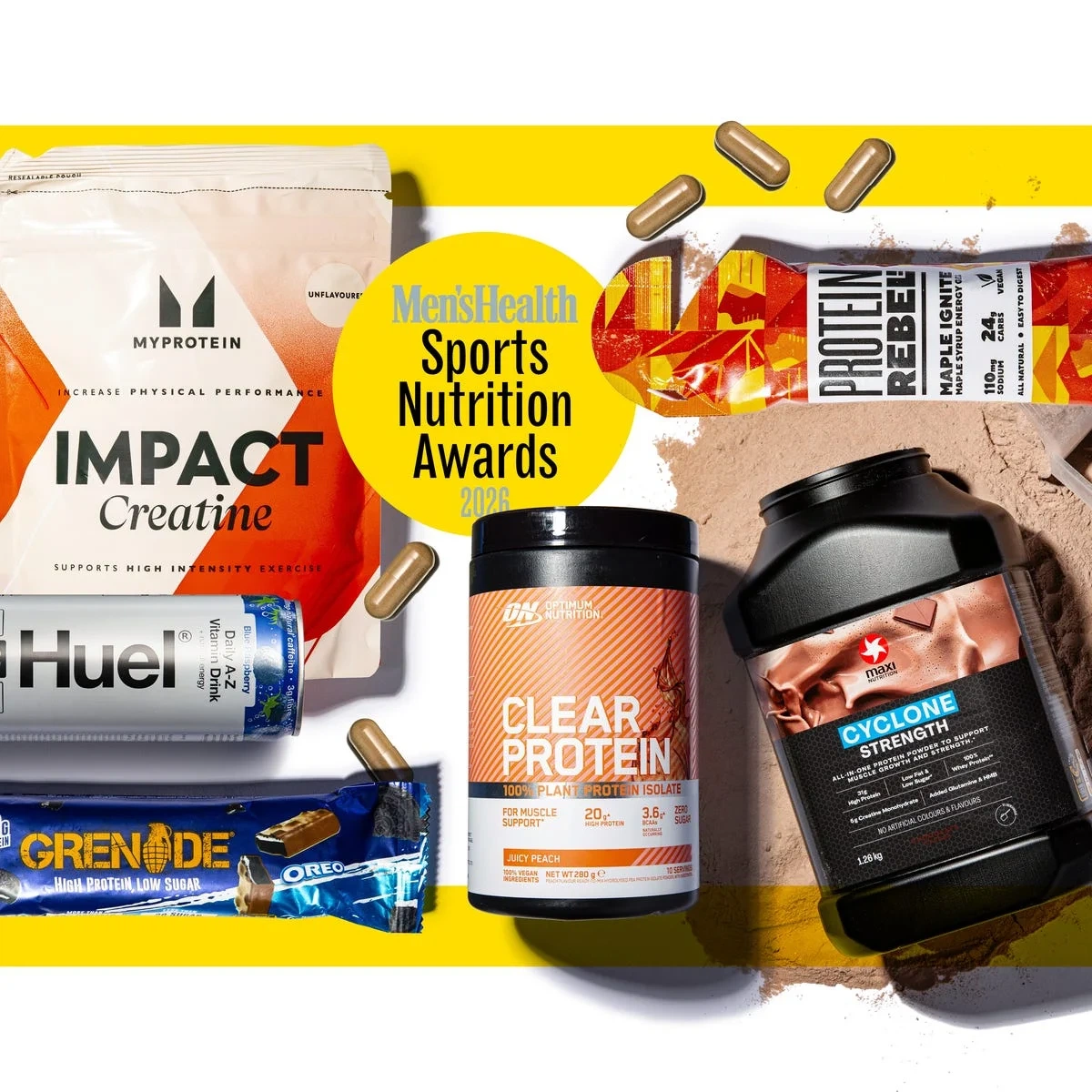 运动营养补剂行业获奖产品展示